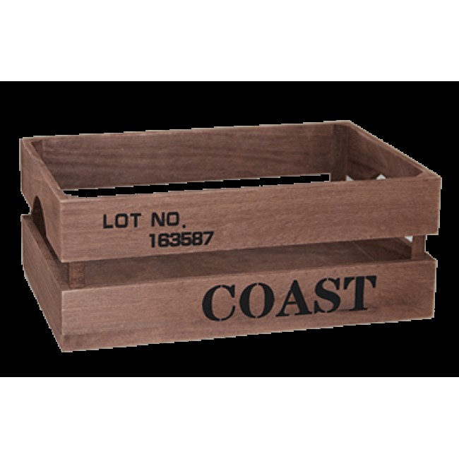 Дървена касетка 31x21x12см кафява COAST CN-(181156-2M) - Horecano