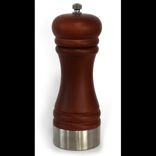 Дървена мелничка с иноксов ринг 15см K0658 (181000-1) - Horecano