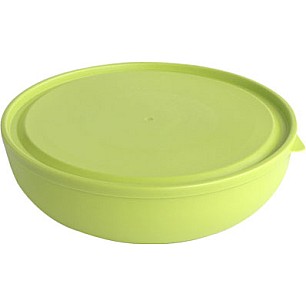 Пластмасова купа с капак кръгла 1.5л.
