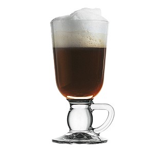 Стъклена чаша за ирландско кафе  / топли напитки на столче 280мл IRISH COFFEE - Pasabahce