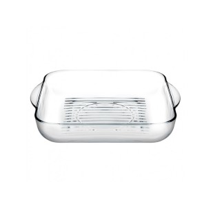 Тава от огнеупорно стъкло  31.75x28.25см MIDI GRILL, BORCAM - Pasabahce