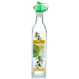Стъклена бутилка за зехтин 0,5л NATURAL, M-151326 - Horecano