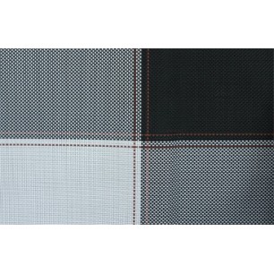 Подложка черно/бяло 30x45см  PVC  (4172) - Horecano