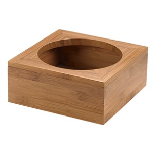 Бамбукова поставка за купа dia 26x26x11см  ф22см  (S0088) - Horecano