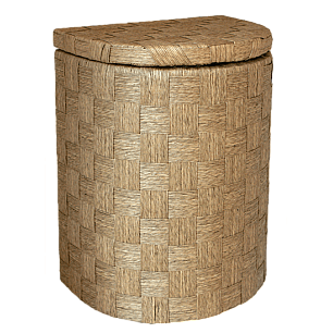 Бамбуков кош полукръг голям (42x33x52 см) (QZ11-026N) (HL13-43N) - Horecano