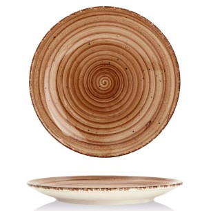 Порцеланова чиния ф25см  BROWN  (NBNEO25DU50KH)ГП  - Gural Porselen