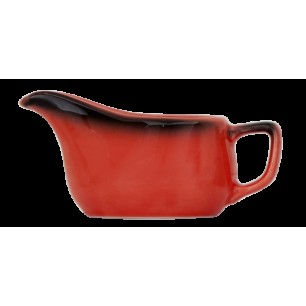 Порцеланова каничка за мляко 90мл. MARMARIS-BLACK/RED (NBNEOJNSO631KMZS) ГП - Gural Porselen