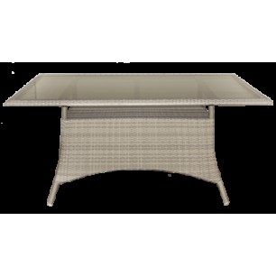 Ратанова маса 90x160см  сива (ТС-108G / EF-093) ГР - Horecano
