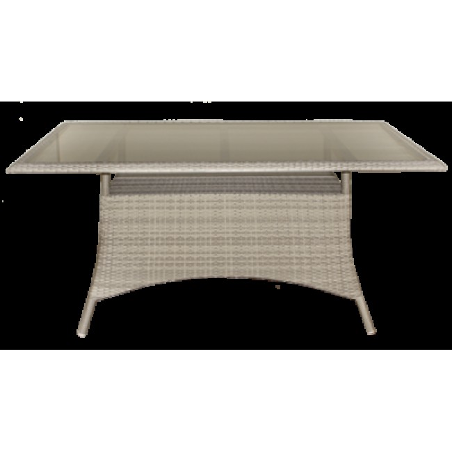 Ратанова маса 90x160см  сива (ТС-108G / EF-093) ГР - Horecano