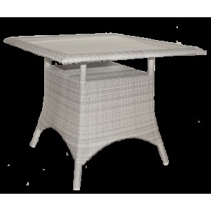 Ратанова маса 90x90см  сива (ТС-108G / EF-093) ГР - Horecano