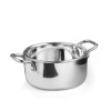 Иноксова тенджерка  мини 13x5.50см   600мл  (SG-80243(D)) - Horecano