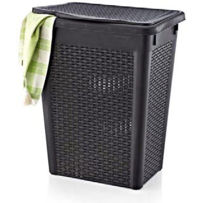 Пластмасов кош за пране 52л.  44.5x33.5x55 см (LA-120)  -  Irak Plastik