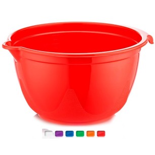 Пластмасова купа миксер 3.75л. различни цветове (BD-810)  -  Irak Plastik