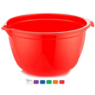 Пластмасова купа миксер 3.75л. различни цветове (BD-810)  -  Irak Plastik