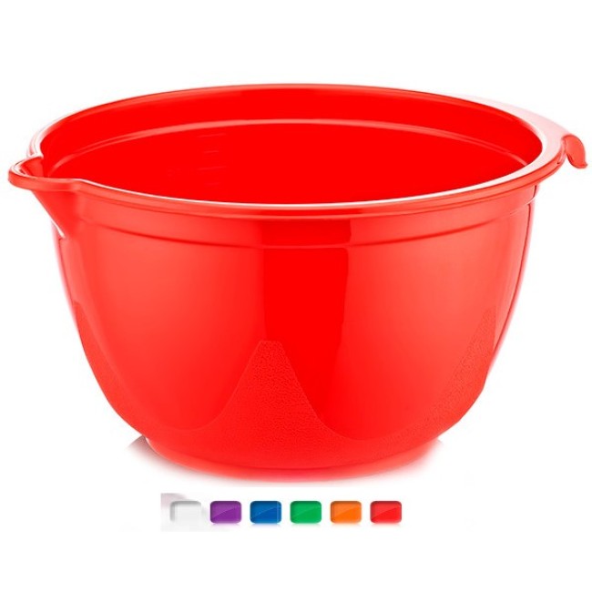 Пластмасова купа миксер 3.75л. различни цветове (BD-810)  -  Irak Plastik