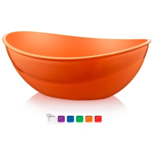 Пластмасова купа овал 5.5л. различни цветове (BD-375)  -  Irak Plastik