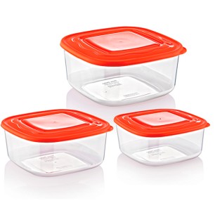 Пластмасови кутии 3-ка квадратни  7,7л. (SA-915)  -  Irak Plastik