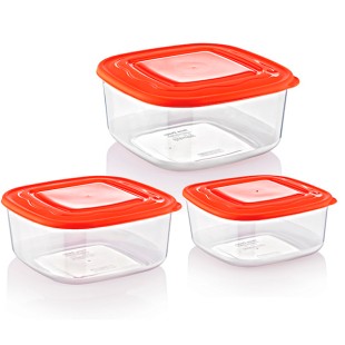Пластмасови кутии 3-ка квадратни  7,7л. (SA-915)  -  Irak Plastik