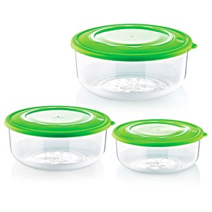 Пластмасови кутии 3-ка кръгли 5,5л. (SA-815)  -  Irak Plastik