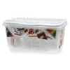 Пластмасова кутия с различни декори и органайзер 5л (SA-485)  -  Irak Plastik
