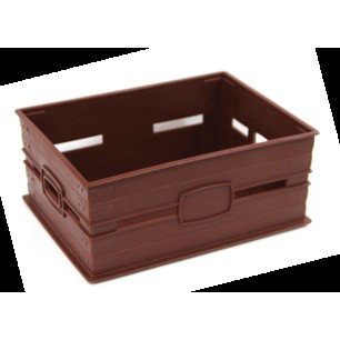 Пластмасов панер №1  23x17.5x10см 3,1л кафяв (SP-380)   - Irak Plastik