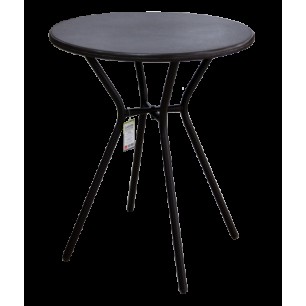Маса кръгла   ф60х70см  кафява - керамика CAMPMAN (1200.018) - Horecano