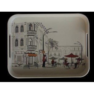 Меламинова табла с декор 29х40см. - CAFE(760) - Horecano