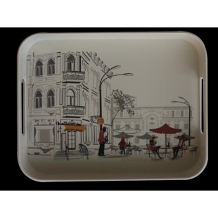 Меламинова табла с декор 29х40см. - CAFE(760) - Horecano