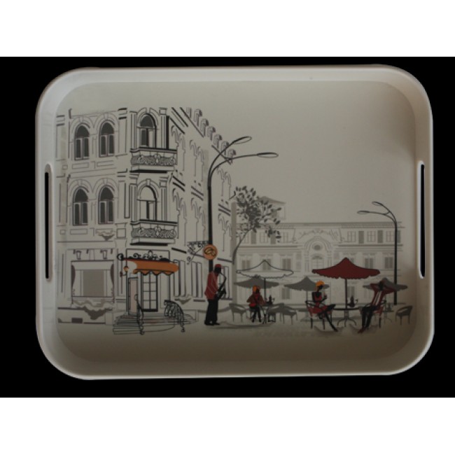Меламинова табла с декор 29х40см. - CAFE(760) - Horecano