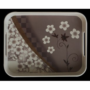 Меламинова табла с декор 29х40см. - FLOWER-1(760) - Horecano
