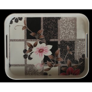 Меламинова табла с декор 29х40см. - FLOWER-2(760) - Horecano