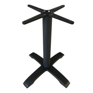 Метална стойка за квадратен/кръгъл плот черна  50x50xh72см (5034) - Horecano