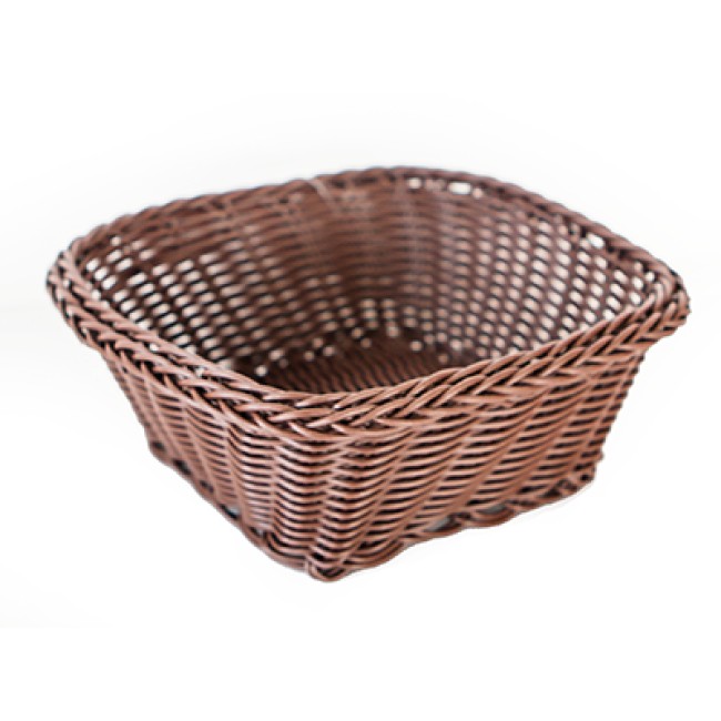 Панер водоустойчив PVC квадратен кафяв 17x17x7см (VH01B) (M) - Horecano