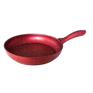 Алуминиев тиган с незалепващо покритие червен  ф26см HR-GRANITE  (ETVDGR0326001) - Hascevher