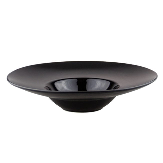 Порцеланова чиния GOURMET черна ф30см HORECANO-PRO BLACK- (F2509FB-12L)