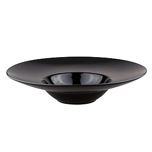 Порцеланова чиния за паста черна  ф26см  HORECANO-PRO BLACK- (F2509FB-10L)