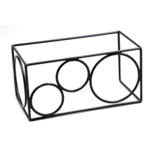 Метален дисплей с неплъзгащо покритие GN ELEMENT 31.3x17x15.8см  HORECANO(901906BK)