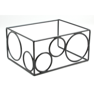 Метален дисплей с неплъзгащо покритие GN ELEMENT 31.3x25.3x25.8см  HORECANO(901806BK)
