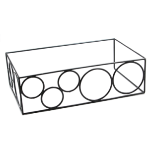 Метален дисплей с неплъзгащо покритие GN ELEMENT 51.8x31.3x15.8см HORECANO(901706BK)