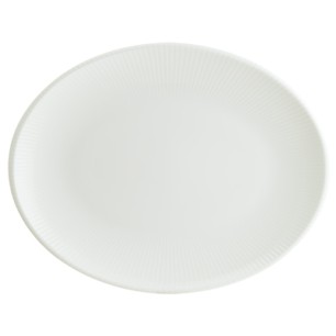 Порцеланова чиния овал 31x24см  BONNA-IRIS WHITE- (IRS WH MOV 31OV)