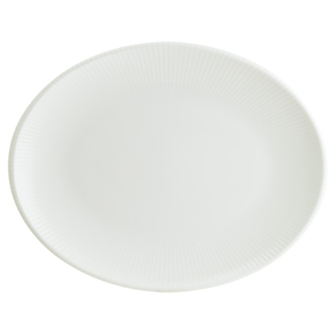 Порцеланова чиния овал 31x24см  BONNA-IRIS WHITE- (IRS WH MOV 31OV)