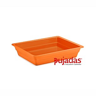 Меламинов гастронорм оранжев  GN 1/2 325x265x65мм  CLASSIC COLORS - Pujadas