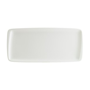 Порцеланово правоъгълно плато 34x16см  BONNA-IRIS WHITE-(IRS WH MOV 35DT)