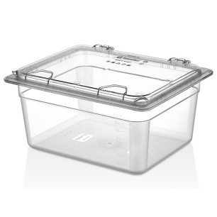 Поликарбонатен капак GN 1/2 Flip ПРОЗРАЧЕН PC-(GNPLM-12) - Horecano