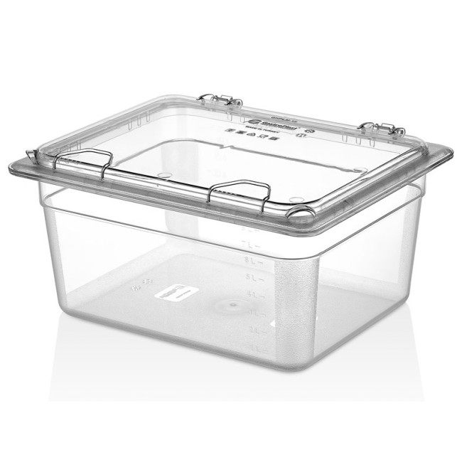 Поликарбонатен капак GN 1/2 Flip ПРОЗРАЧЕН PC-(GNPLM-12) - Horecano