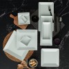 Порцеланова чиния плитка  42см   30x30см  (MER 42 DU) MERID   - Gural Porselen