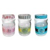 Стъклен буркан  CANDY 1.7л с три различни декори M-331076 - Horecano