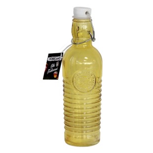 Стъклена бутилка  с клипс жълта  1л OLD FASHIONED-YELLOW- (339269-Y) - Horecano