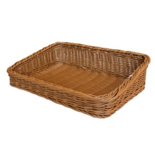 Водоустойчив панер PVC 40x28x6x10см кафяв  GCC-(674061B-ОТ) - Horecano