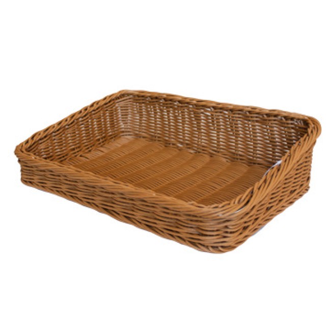 Водоустойчив панер PVC 40x28x6x10см кафяв  GCC-(674061B-ОТ) - Horecano